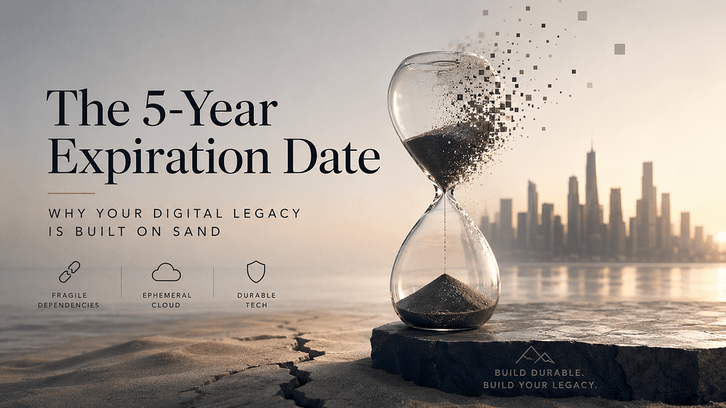 The 5-Year Expiration Date: Why Your Digital Legacy is Built on Sand