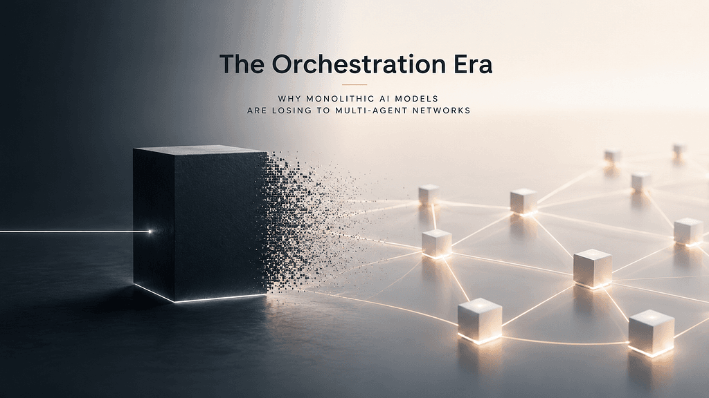 The Orchestration Era: Why Monolithic AI Models Are Losing to Multi-Agent Networks