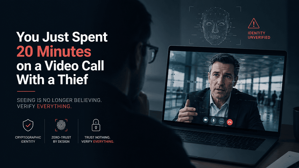 You Just Spent 20 Minutes on a Video Call With a Thief